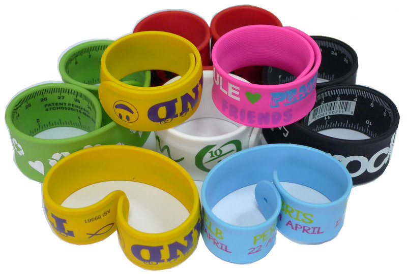 Ruler Silicone Slap Bracelet