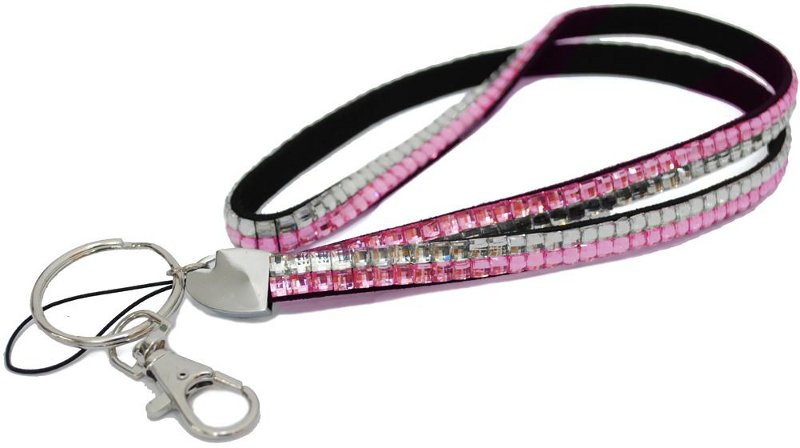 Rhinestone Badge Lanyards Rhinestone Badge Lanyards