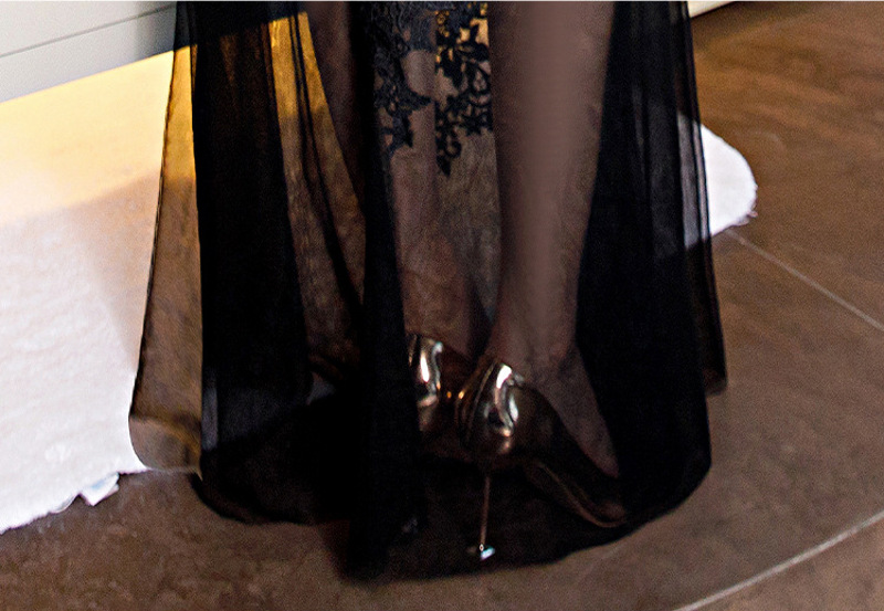 Sexy Translucent Mermaid Long Dress, High Grade Natural Silk Sexy Translucent Mermaid Long Dress, High Grade Natural Silk