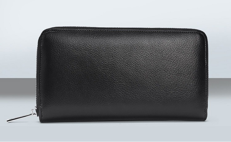 Classic RFID Blocking Genuine Cowhide Leather Wallet Classic RFID Blocking Genuine Cowhide Leather Wallet