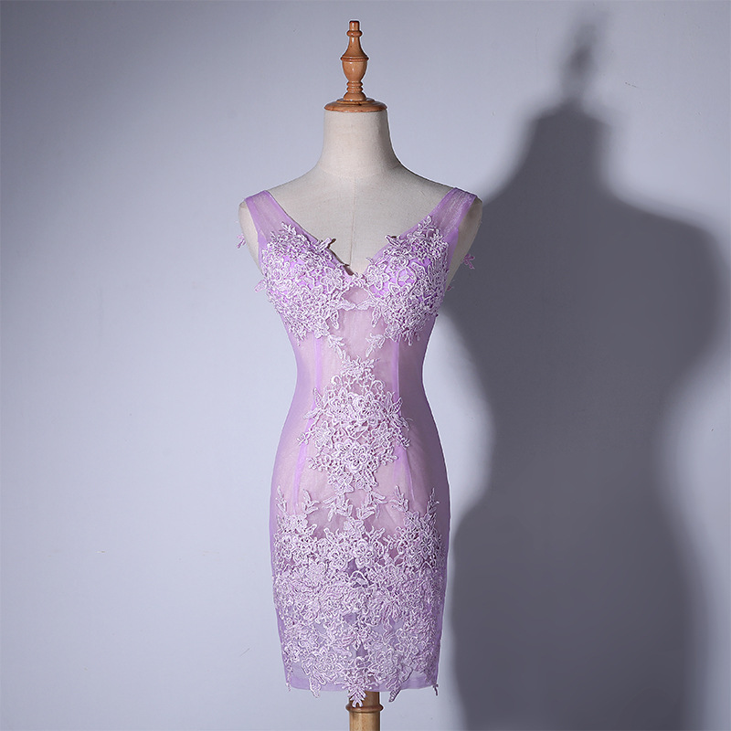 Violet Ultra Sexy Transparent Mini Bodycon Dress Violet Ultra Sexy Transparent Mini Bodycon Dress