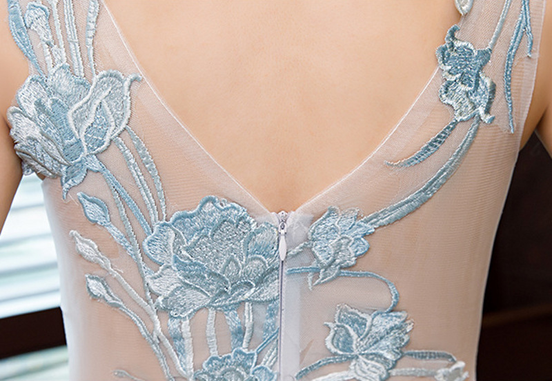 Sexy Transparent Mermaid Flowers Evening Dresses Sexy Transparent Mermaid Flowers Evening Dresses