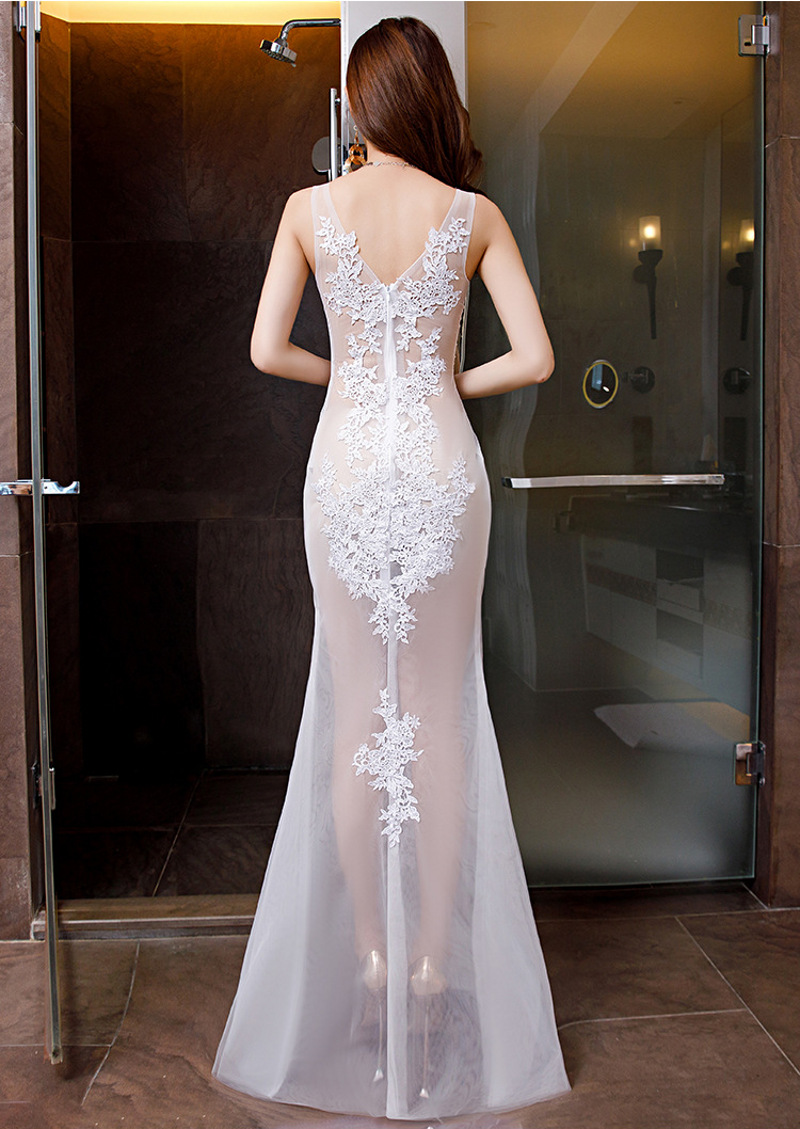 Super Sexy Transparent Mermaid Maxi Dress Super Sexy Transparent Mermaid Maxi Dress