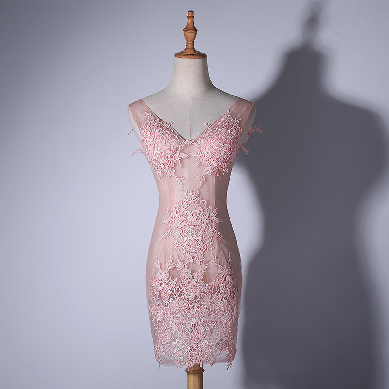 Pink Ultra Sexy Transparent Bodycon Mini Dress Pink Ultra Sexy Transparent Bodycon Mini Dress