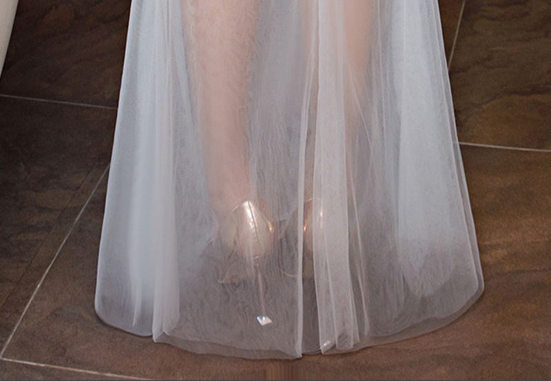 Sexy Transparent Mermaid Flowers Evening Dresses Sexy Transparent Mermaid Flowers Evening Dresses