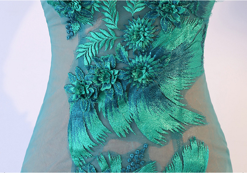 Transparent Sexy Mermaid Silk Long Actress Dress Floral Lace Transparent Sexy Mermaid Silk Long Actress Dress Floral Lace